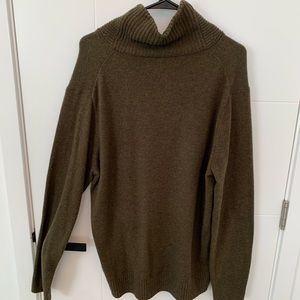 J.Crew Army Green Wool Sweater